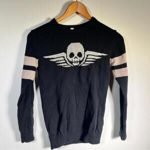 Nevada Kids Skull Sweater Black – Size 7/8 (Approx)